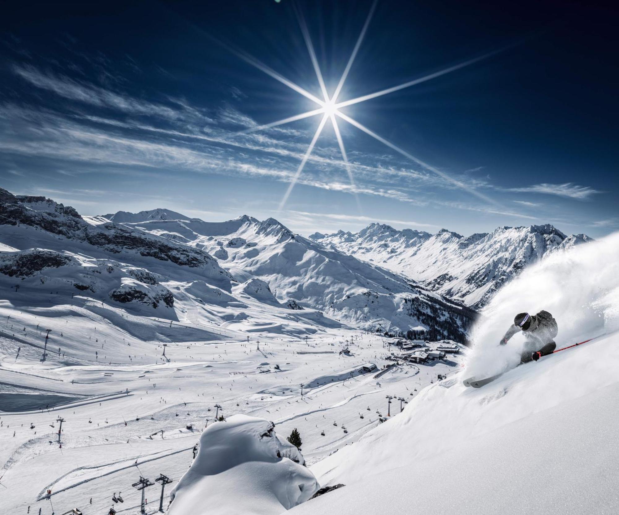 Moderne Wohnung Mit Einer Wunderschoenen Aussicht In Der Residenz Silvretta 湖城 外观 照片